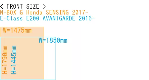 #N-BOX G Honda SENSING 2017- + E-Class E200 AVANTGARDE 2016-